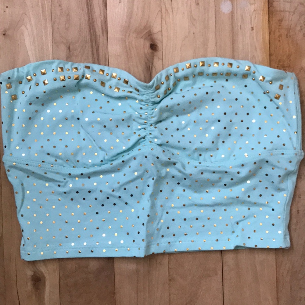 Pink Victoria's Secret bra shirt